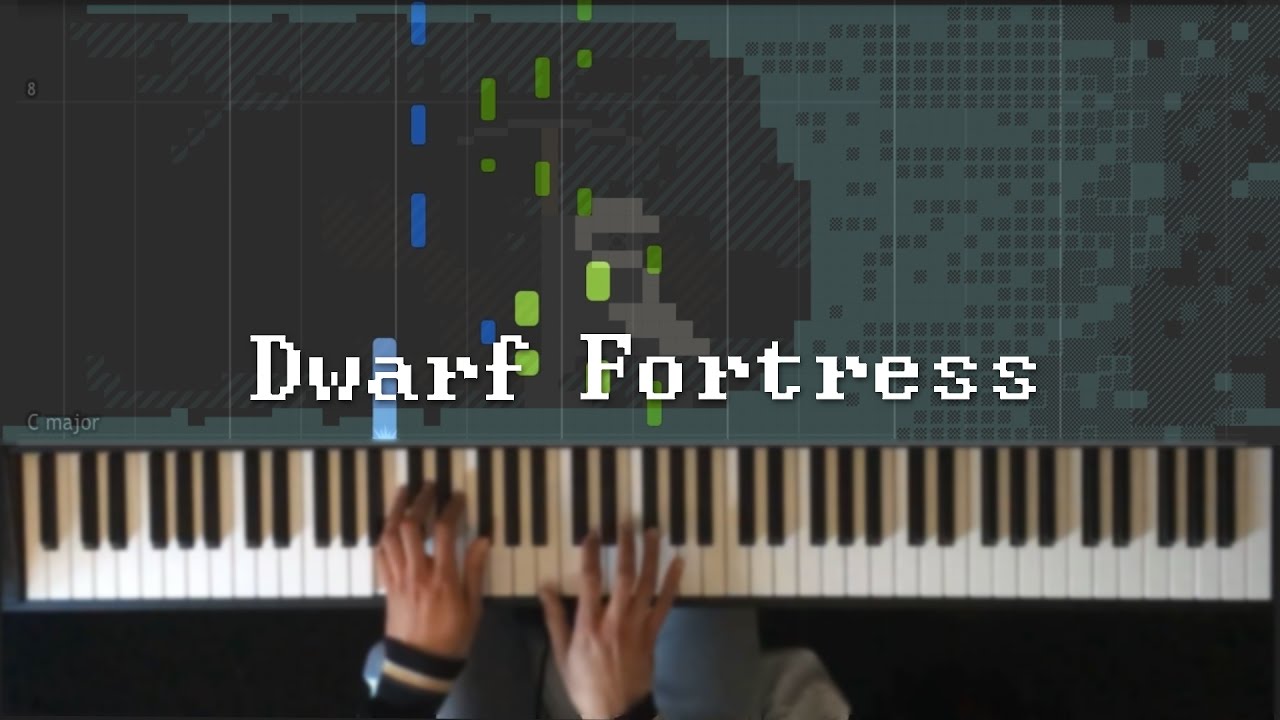 Dwarf Fortress: Fortress Mode theme [Piano/Synthesia]