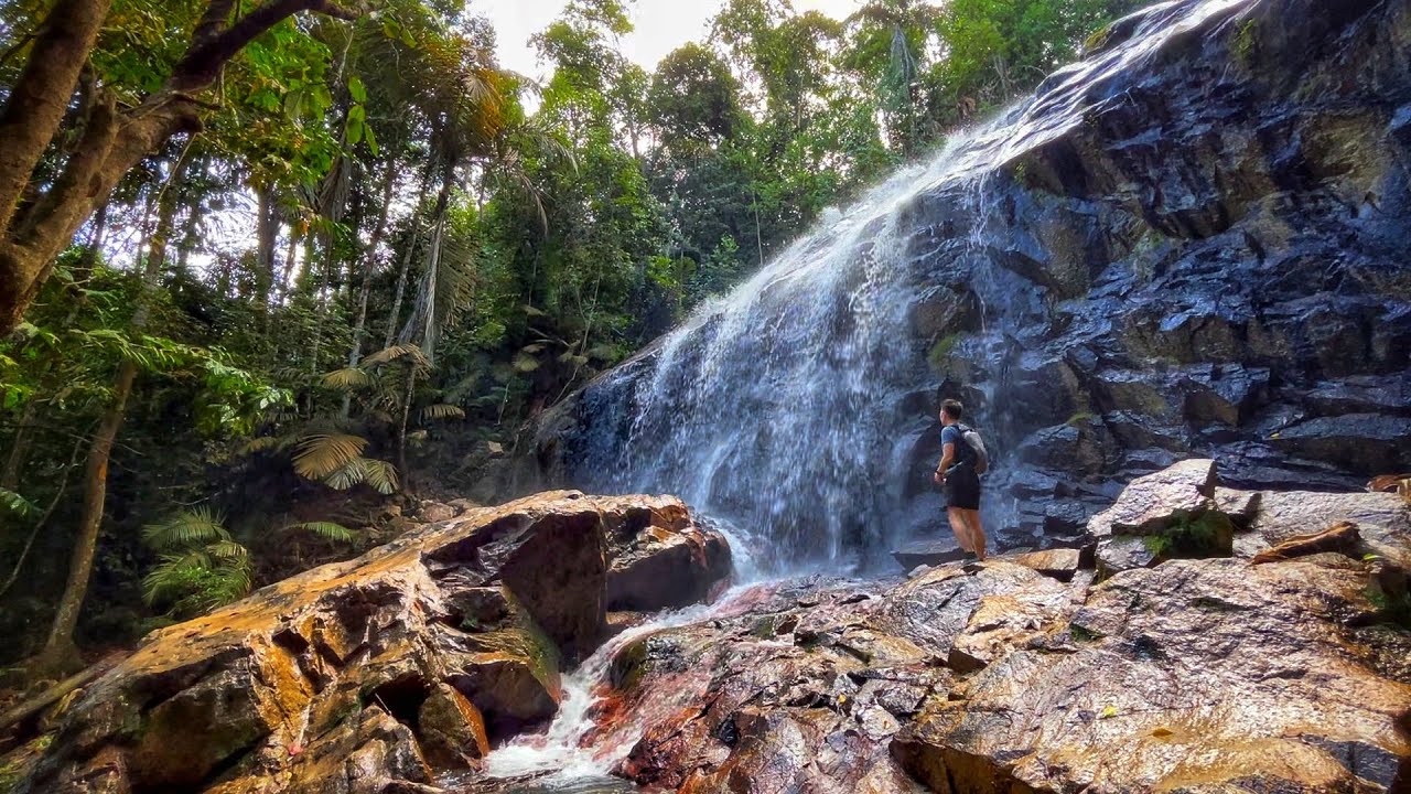 Unpopular Lata Gapi Waterfall (Hidden Gem) in Serendah, Selangor