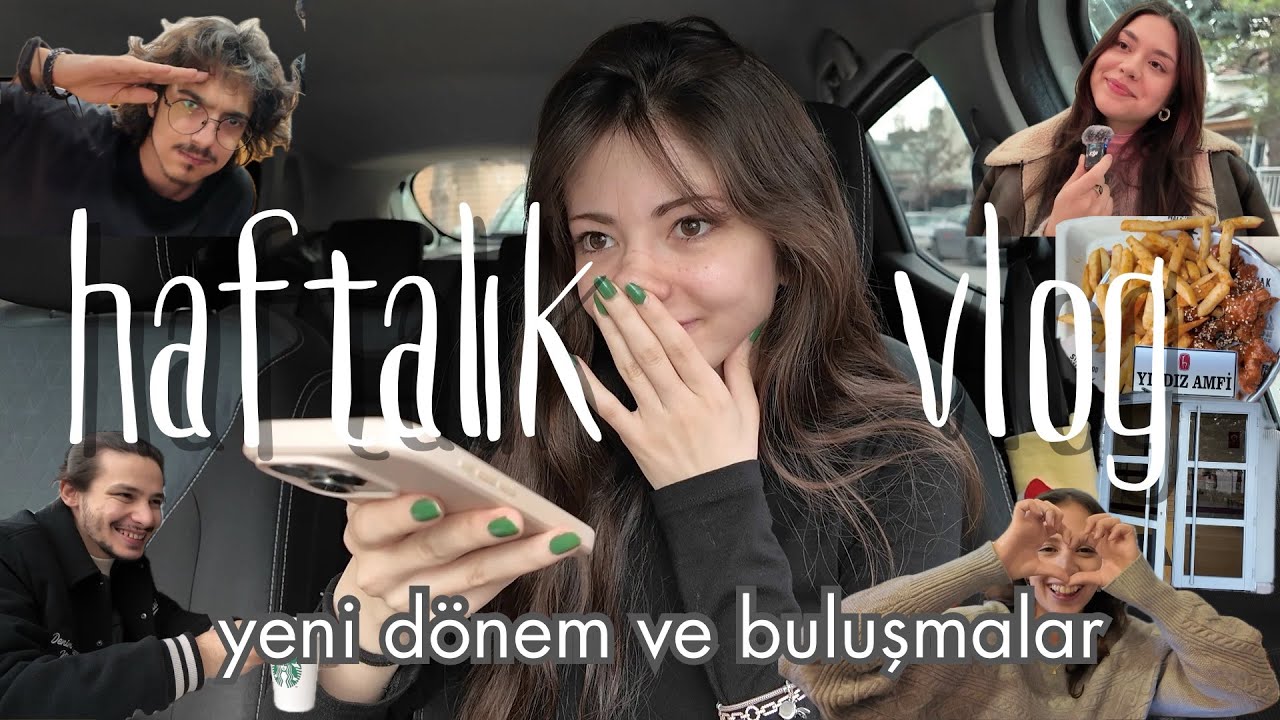 yeni dönemim başladı!!! | bol buluşmalı vlog 📚🏫☕️🍱💌