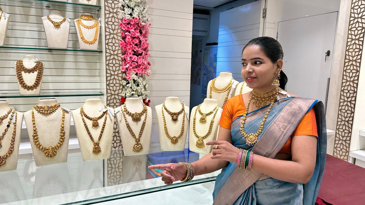56 Grams Antique Gold Wedding Jewellery Complete set |8-10% wastage 916 Hallmark JAI GURU Jewellery
