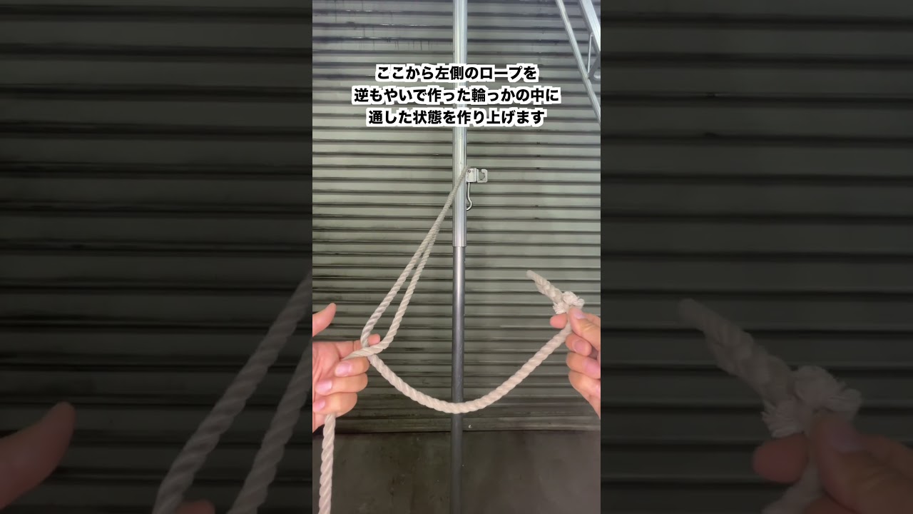 伐採に役立つ！ランニングボーライン【植木屋　庭師　反復　訓練　特殊伐採　ロープワーク 】
