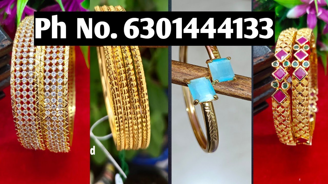 6301444133..whatsap number...| bangles | Side bangles | plain bangles | one gram gold bangles