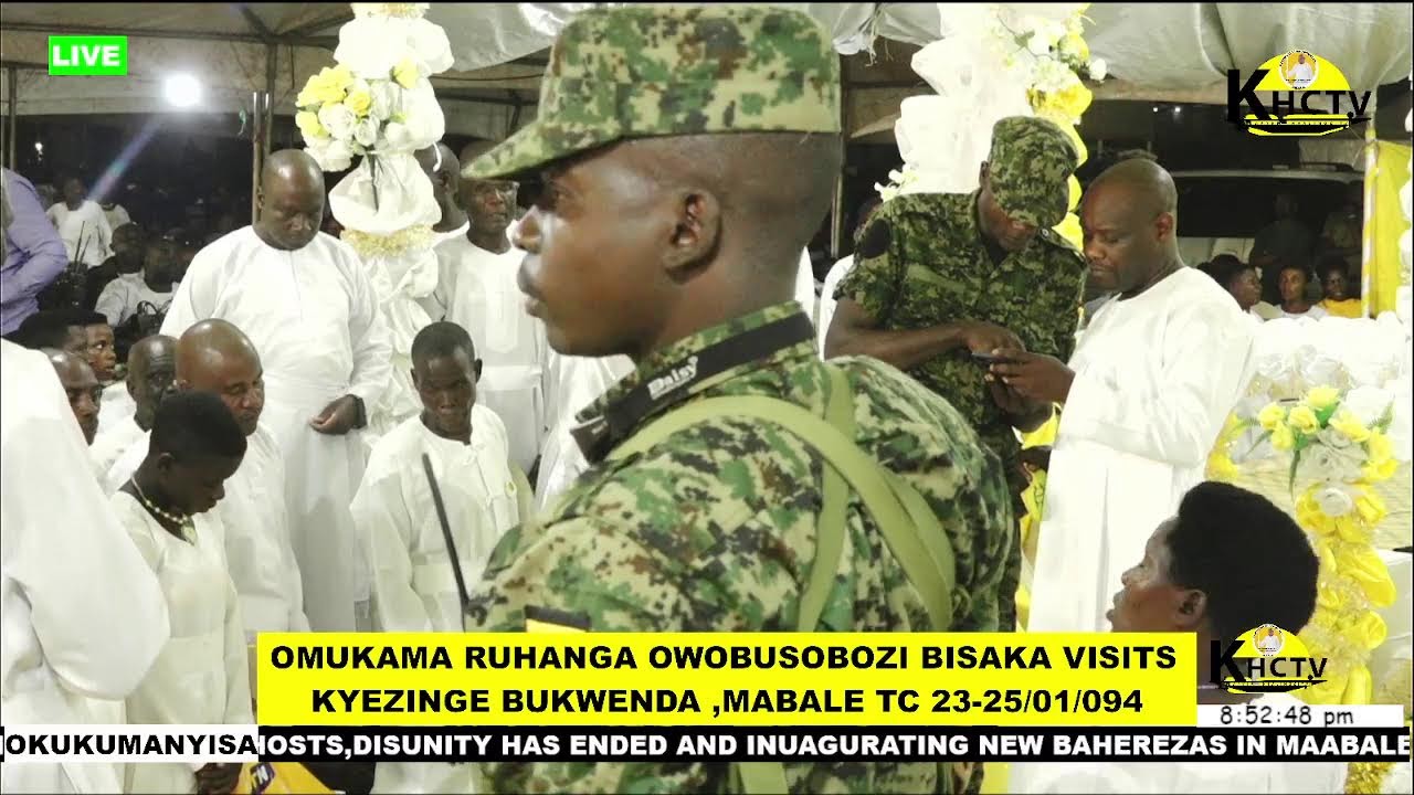 OMUKAMA RUHANGA OWOBUSOBOZI BISAKA VISITS MABALE TC,KYEZINGE BUKWENDA