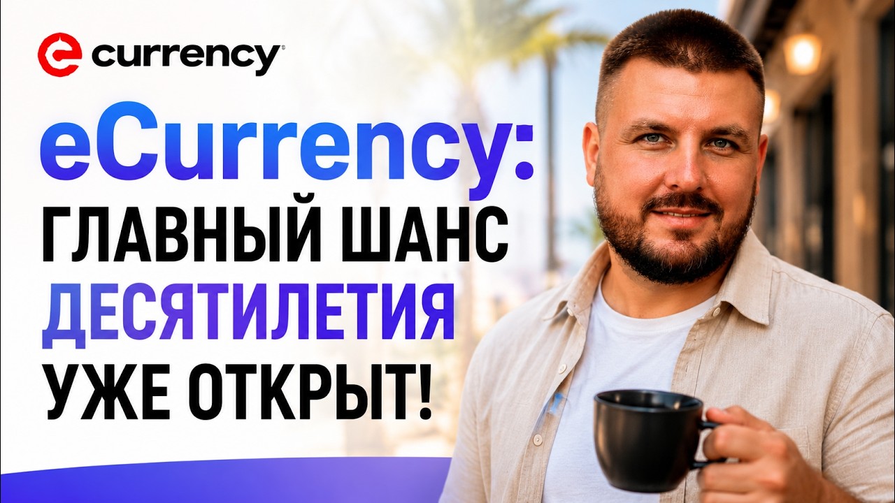 eCurrency &ndash; главный шанс десятилетия уже открыт!