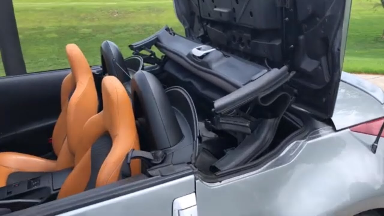 Fix for Nissan 350Z Convertible Top Not Opening and Getting Stuck | Spyder Bands Install