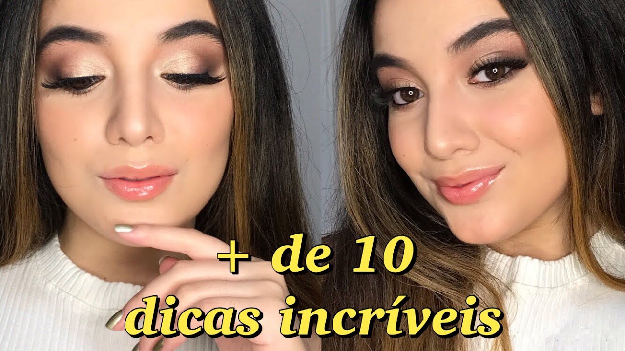 +10 DICAS DE MAQUIAGEM PARA INICIANTES (tutorial completo)