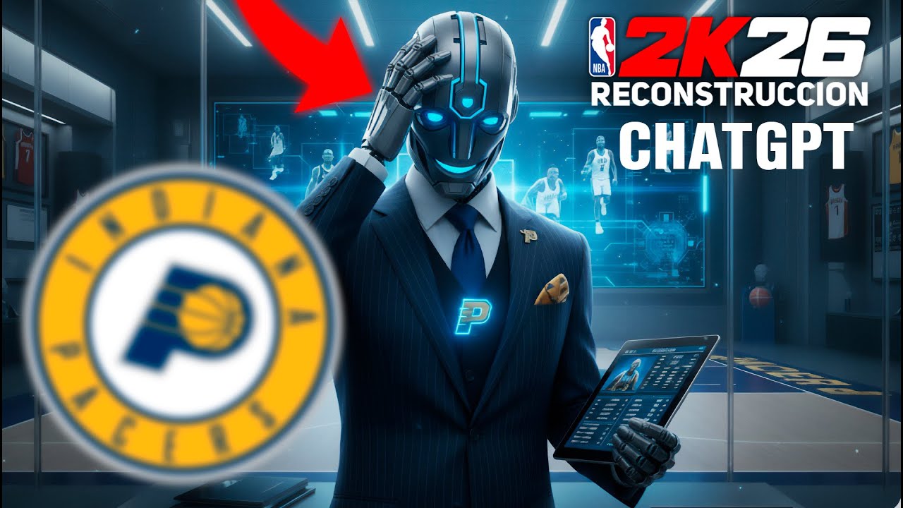 SORTEO NAVIDEÑO ¡ChatGPT RECONSTRUYE a los PACERS en NBA 2K! #3 - AIRCRISS