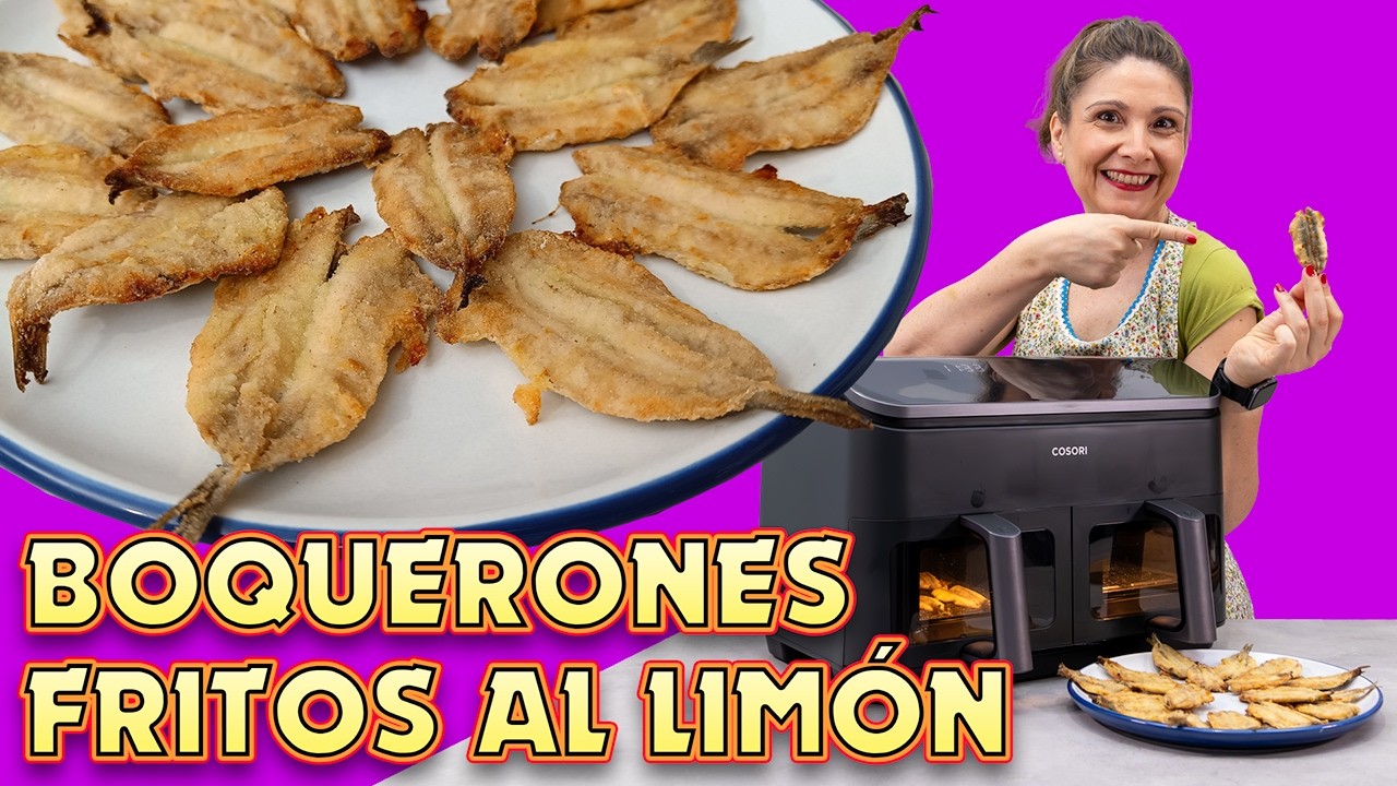 ✅ ¡Prepara BOQUERONES🐟 al limón🍋 sin freír en tu AIR FRYER!