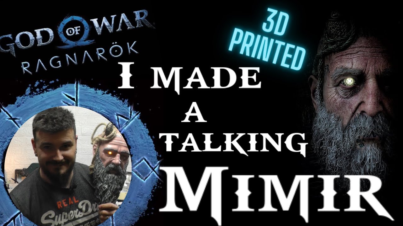 Making a Life-Size Talking Mimir Figure (GOD OF WAR DIY)