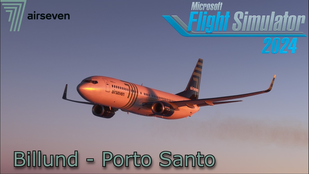 B737-800 Airseven | Billund (BLL) to Porto Santo (PXO)