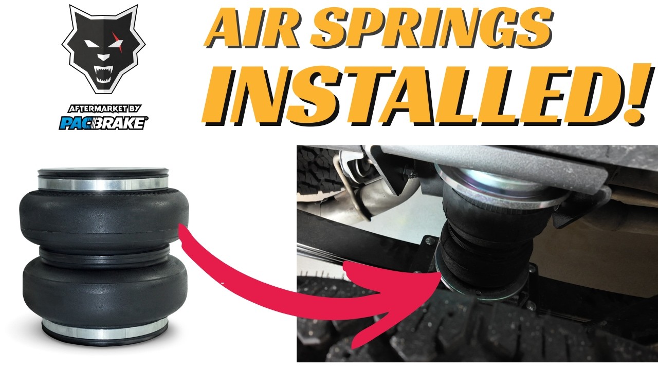 Installed Pacbrake Air Springs on My Ford F-150 | Fixing Rear Sag for Towing