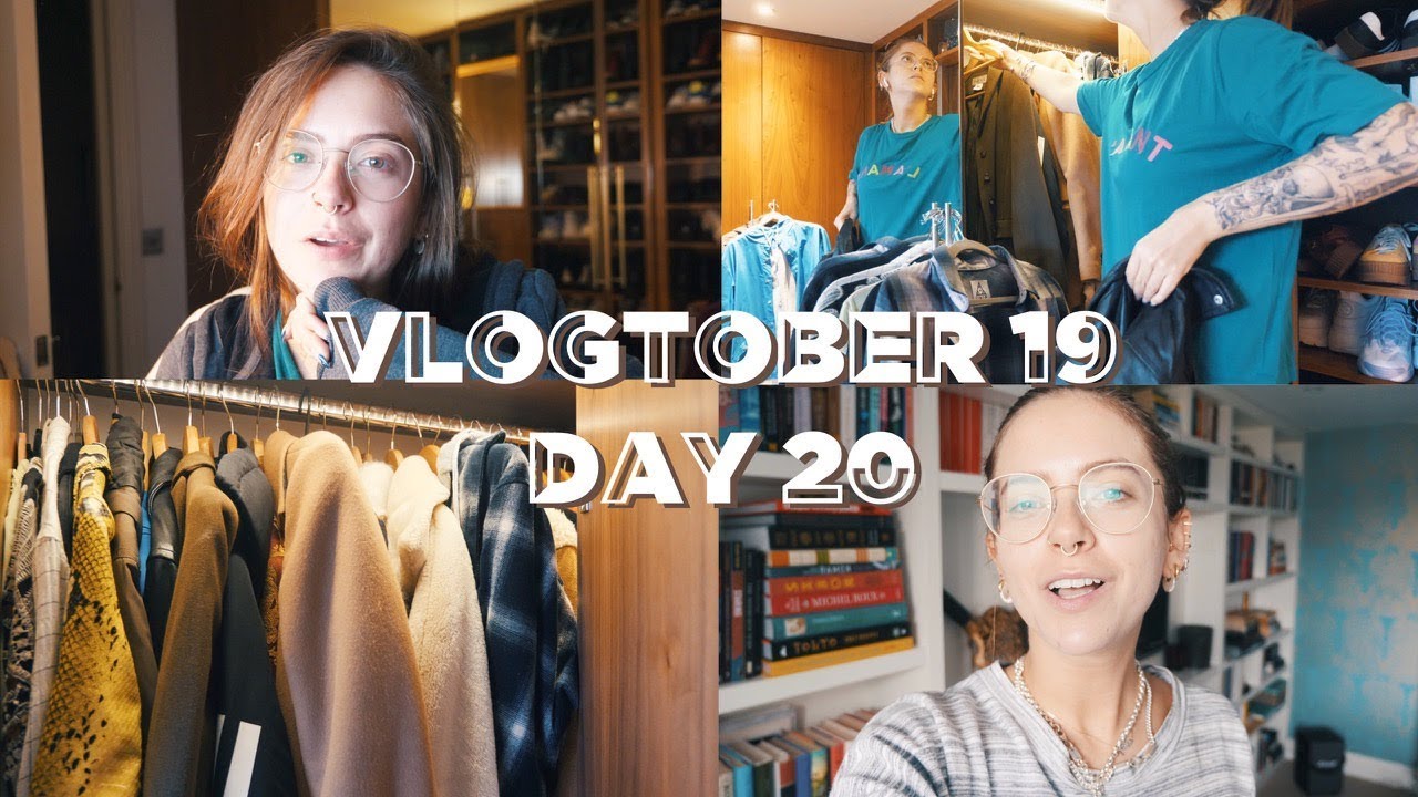VLOGTOBER 2019 #20: WARDROBE CLEAROUT CONTINUES | sunbeamsjess