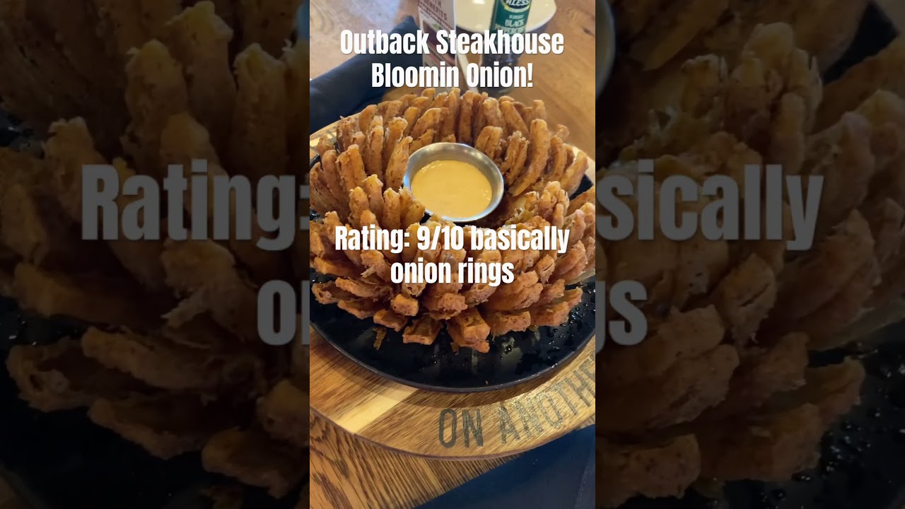 Outback Steakhouse Bloomin Onion food review! 