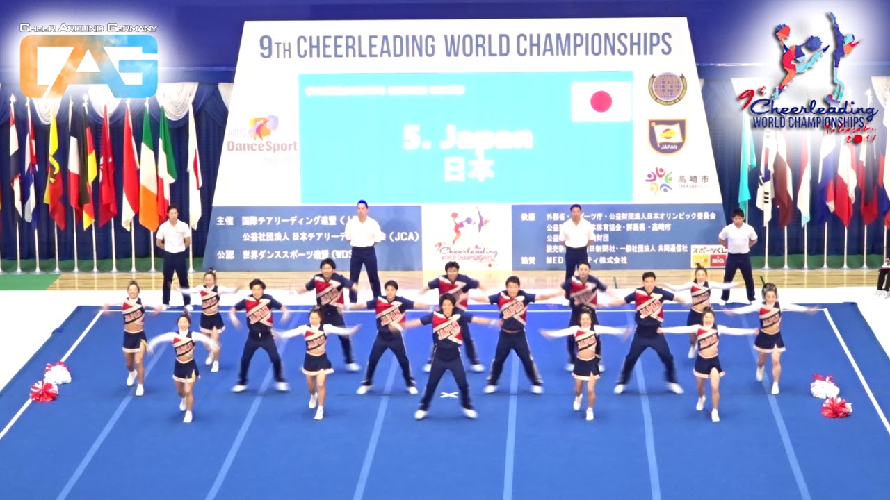 Team Japan Mixed Coed Senior at CWC Day 1 Cheerleading World Championships 2017 in Takasaki