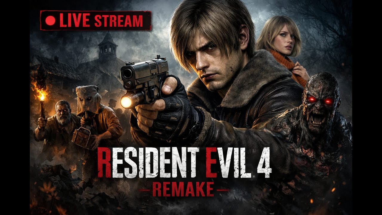 🔴 LIVE AGORA – RESIDENT EVIL 4 REMAKE | Até aonde der pra IR !