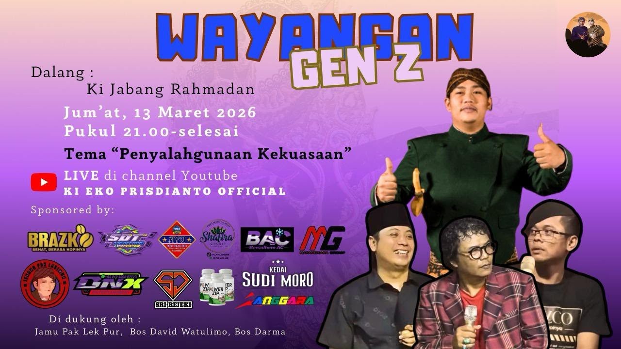 🔴 WAYANG KULIT GEN Z - Episode 5 | KI EKO KONDHO PRISDIANTO, KI JABANG RAHMADAN, DUO JO & CAK PERCIL