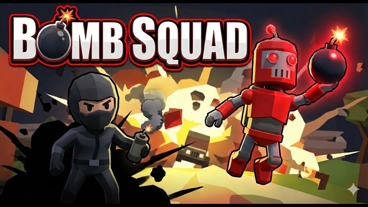 لعبت BOMB SQUAD مع صديقي علي