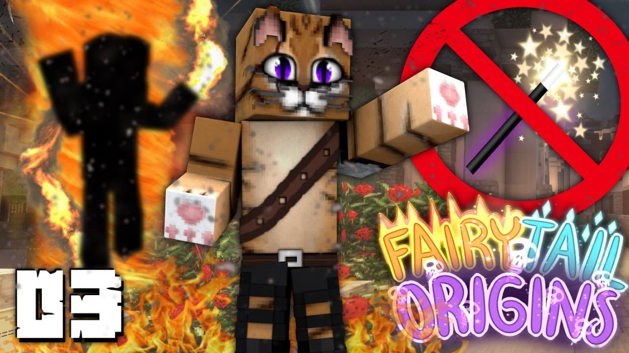 Fairy Tail Origins: NO MORE MAGIC! Ep 3 (Anime Minecraft Roleplay SMP)
