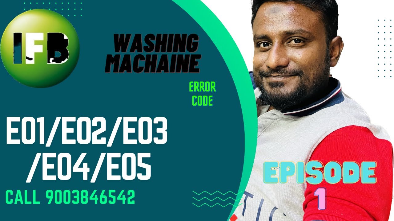IFB Washing Machine Error Codes episode 1 @faizanviews | Tamil