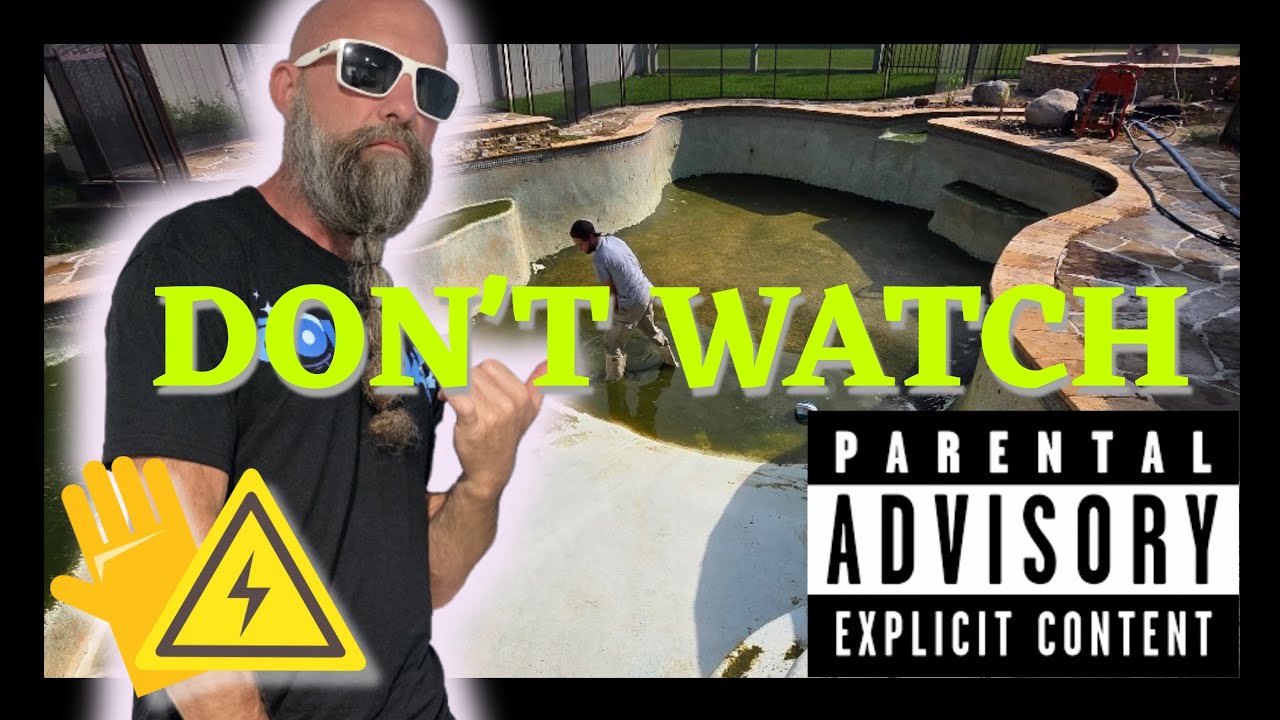How To Acid Wash A Swimming Pool | Watch This Dirty Pool Get Fully Restored