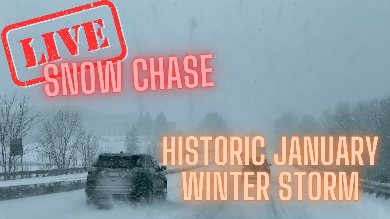 Heavy Snow in Kentucky - Historic Winter Storm - Live Storm Chase