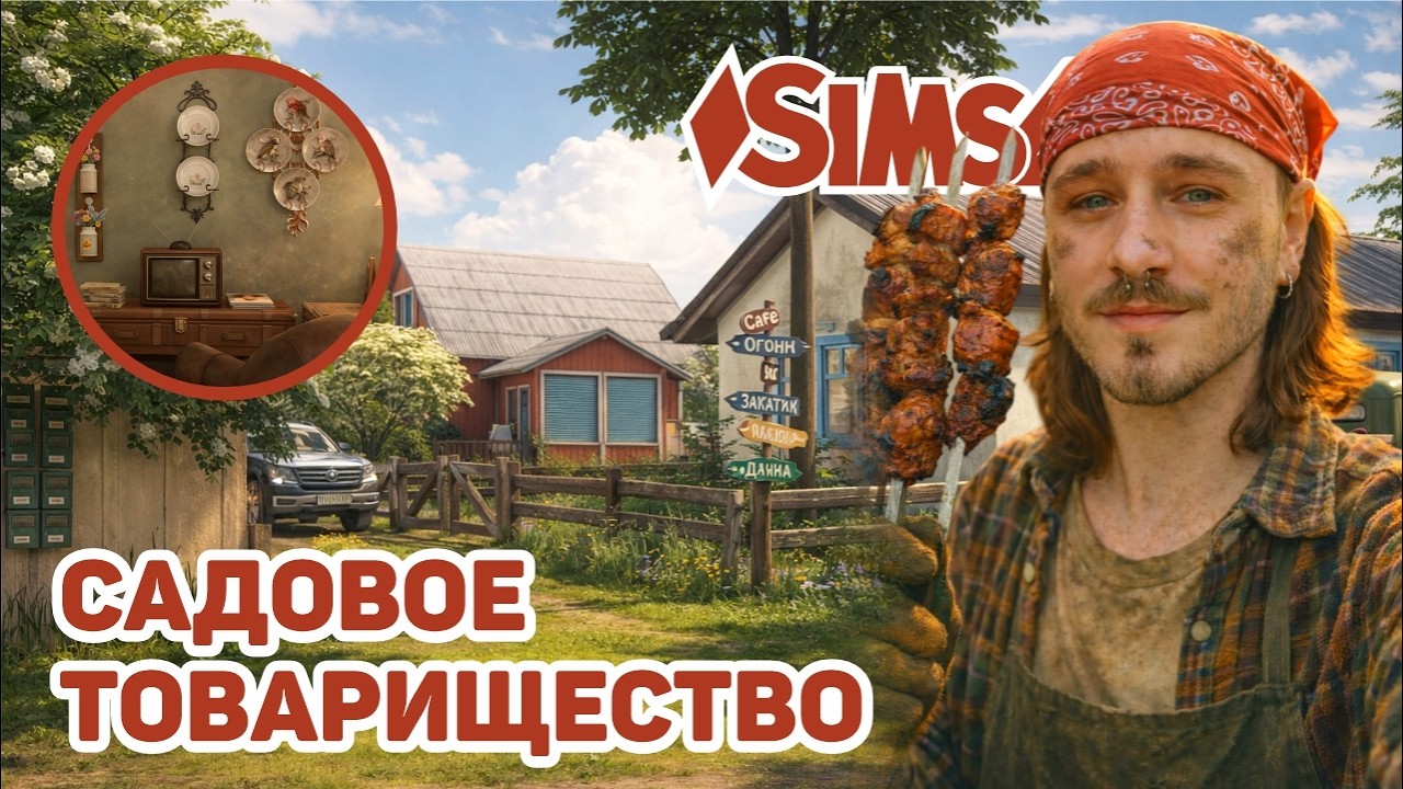 🌹🌿🌹 Я ПОСТРОИЛ ДАЧИ В СИМС 4 | СНТ | THE SIMS 4 BUILD | NO CC | МОЁ СОХРАНЕНИЕ