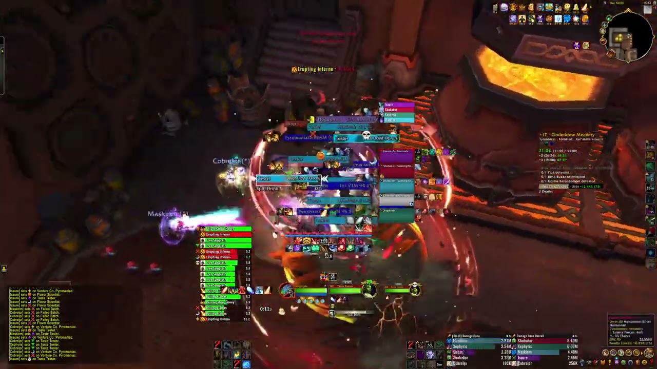 +17 Cinderbrew Meadery | Flameshaper Devastation Evoker PoV | TWW S2 M+