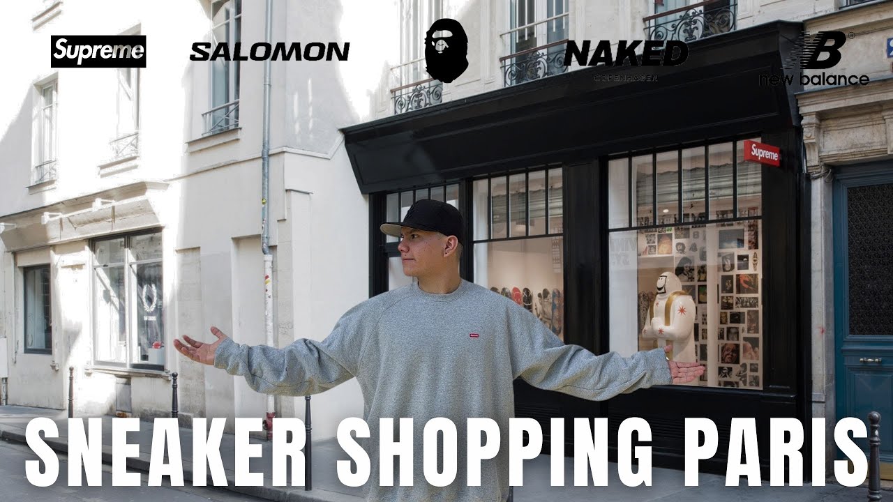 SNEAKER SHOPPING PARIS PT1 | SUPREME, BAPE, SALOMON Y MAS!!!