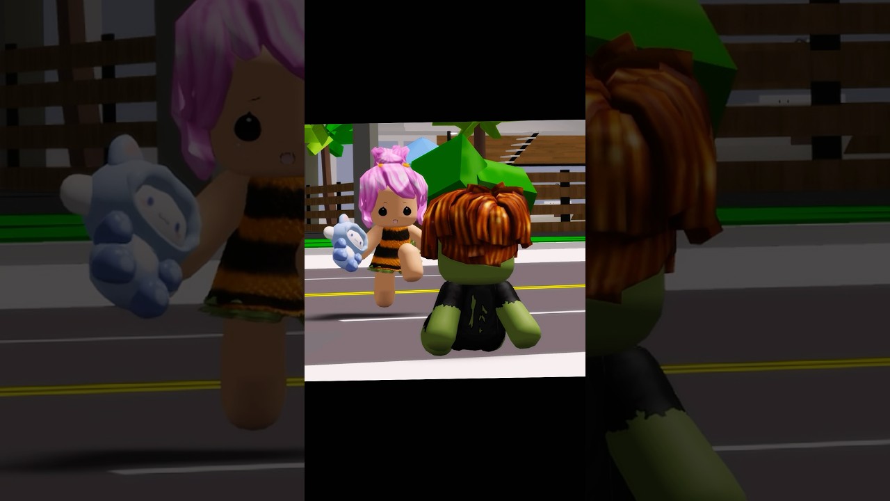 She judged the zombie&hellip; and regretted it 💔🥺 #roblox #brookhaven #shorts