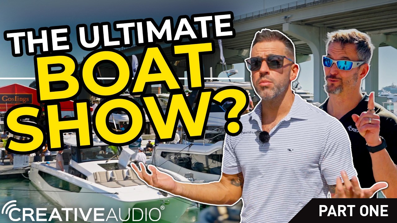 Finding the PERFECT Boat Sound System! | Walking the Dock at the Miami International Boat Show 2025!