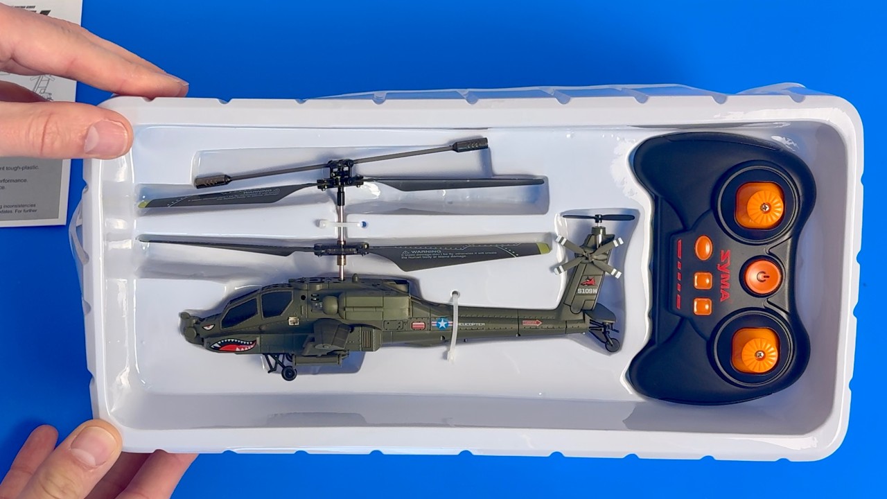 Syma Apache Helicopter | Unboxing & Maiden Flight | Stirlingkit