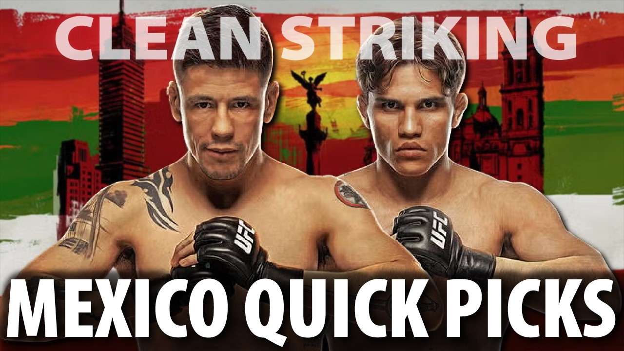 UFC Fight Night Mexico City Moreno Vs Kavanagh Quick Picks!!!