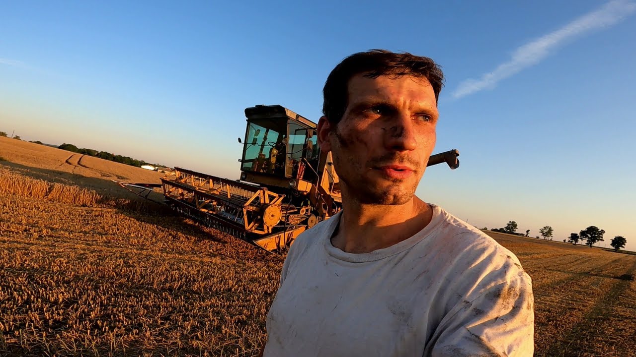 Żniwa 2023 - urwany heder. Awaria 3 Bizonów na polu, prawie zapalił mi się kombajn. Pełny VLOG