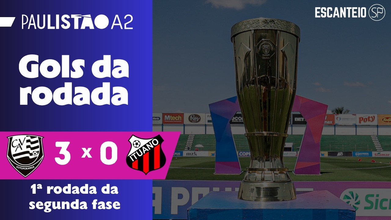 CAV VENCE COM CONTUNDÊNCIA | Votuporanguense 3 x 0 Ituano | Gols do Paulistão Série A2 2026