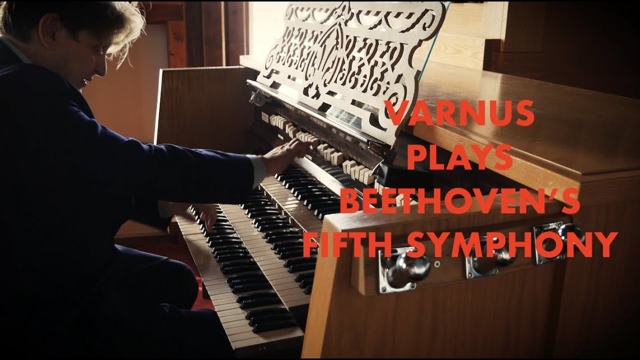XAVER VARNUS PLAYS BEETHOVEN'S FIFTH SYMPHONY ON THE ORGAN IN HIS PRIVATE CONCERT HALL IN CANADA