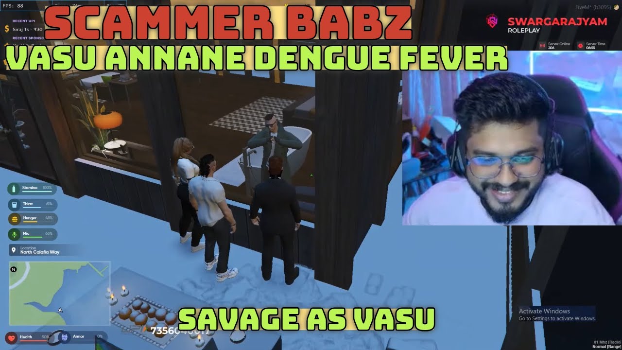 Scammer babz | Vasu annane dengue fever | #txagamingyt #gta5 #gta #tva #rp #roleplay