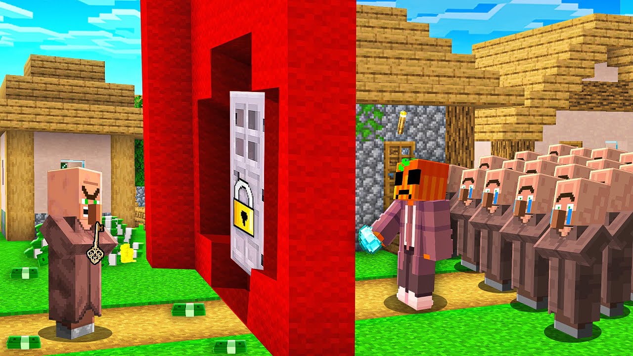 Aldeano Malvado SEPARO Mi Aldea en Minecraft!