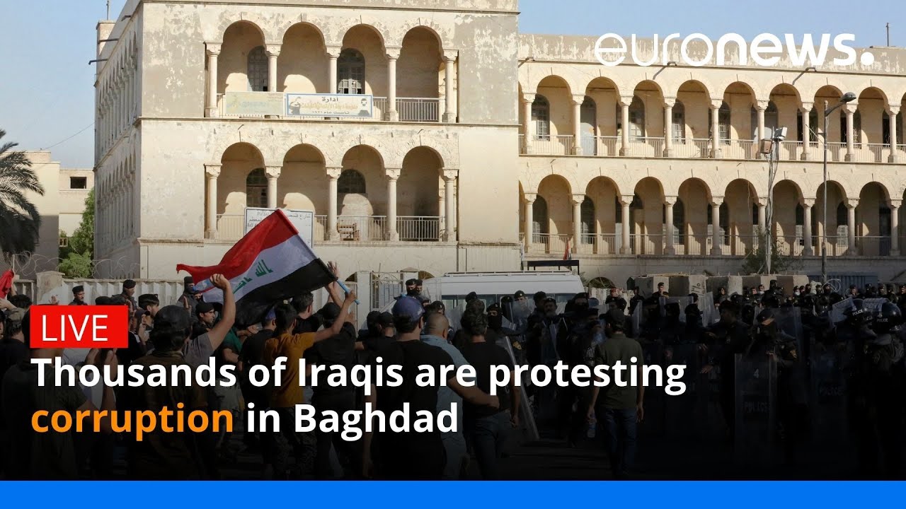 Thousands of Iraqis are protesting corruption and bad governance in Baghdad