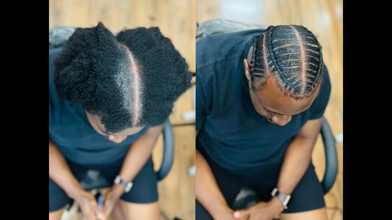 HOW TO STITCH 4 BRAIDS Nipsey Hussle Inspired braids