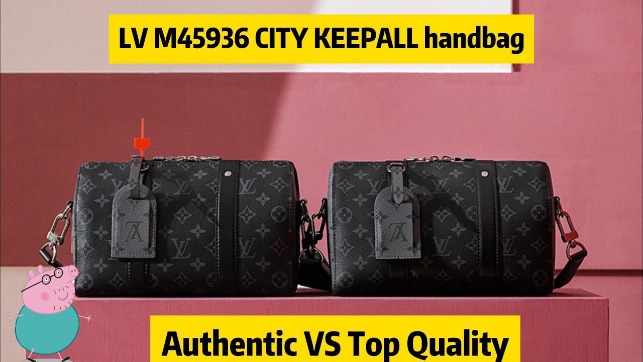 LV M45936 CITY KEEPALL handbag top quality VS authentic comparison by steven