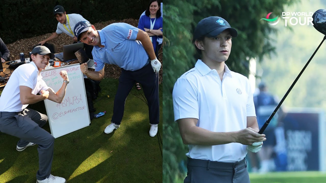 Tom Holland (Spider-Man) Wins Long Drive Competition