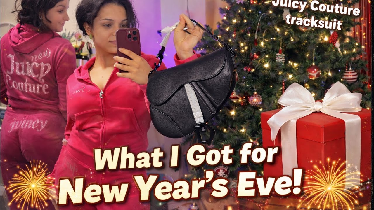 Неожиданные подарки на Новый год 🎁 | Спортивный костюм Juicy Couture и сумка Dior #распаковка #люкс