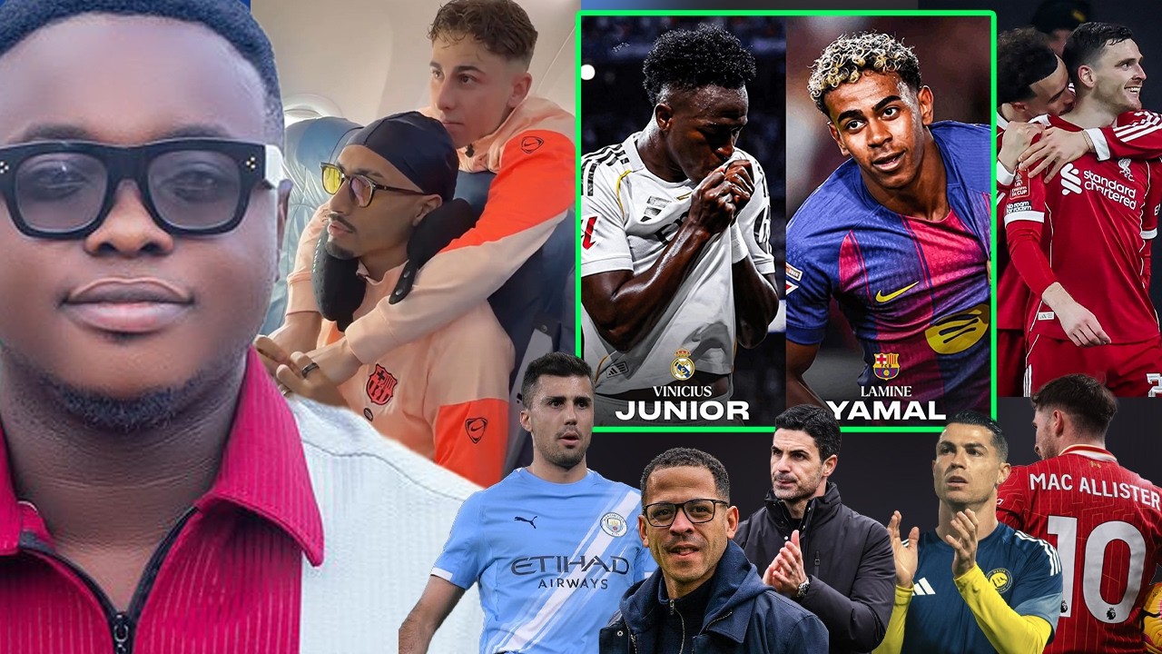 BARCA LANDS IN ENGAND, MADRID REPONDS TO RODRI, YAMAL VS VINI, RONALDO, CHELSEA, CITY AND ALL LATEST