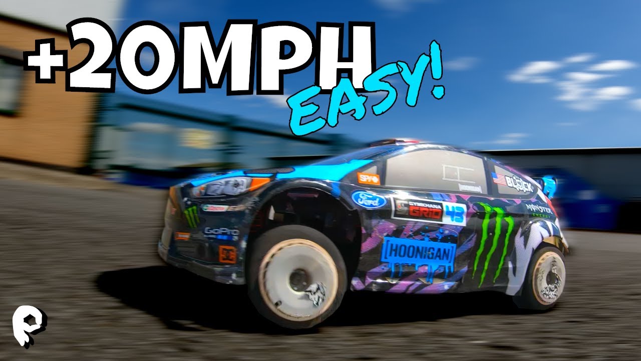 I only changed the pinion! This thing is crazy! HPI WR8 Ken Block Ford Fiesta ST