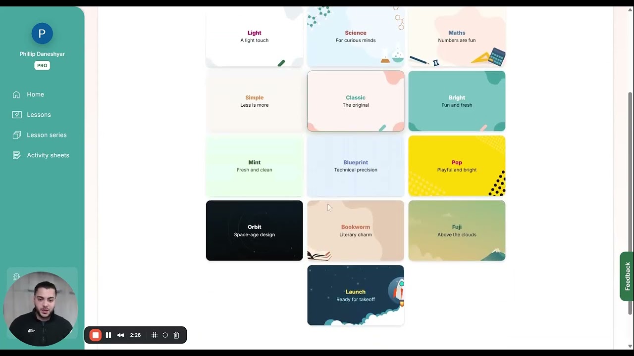 Creating a lesson series in Chalkie