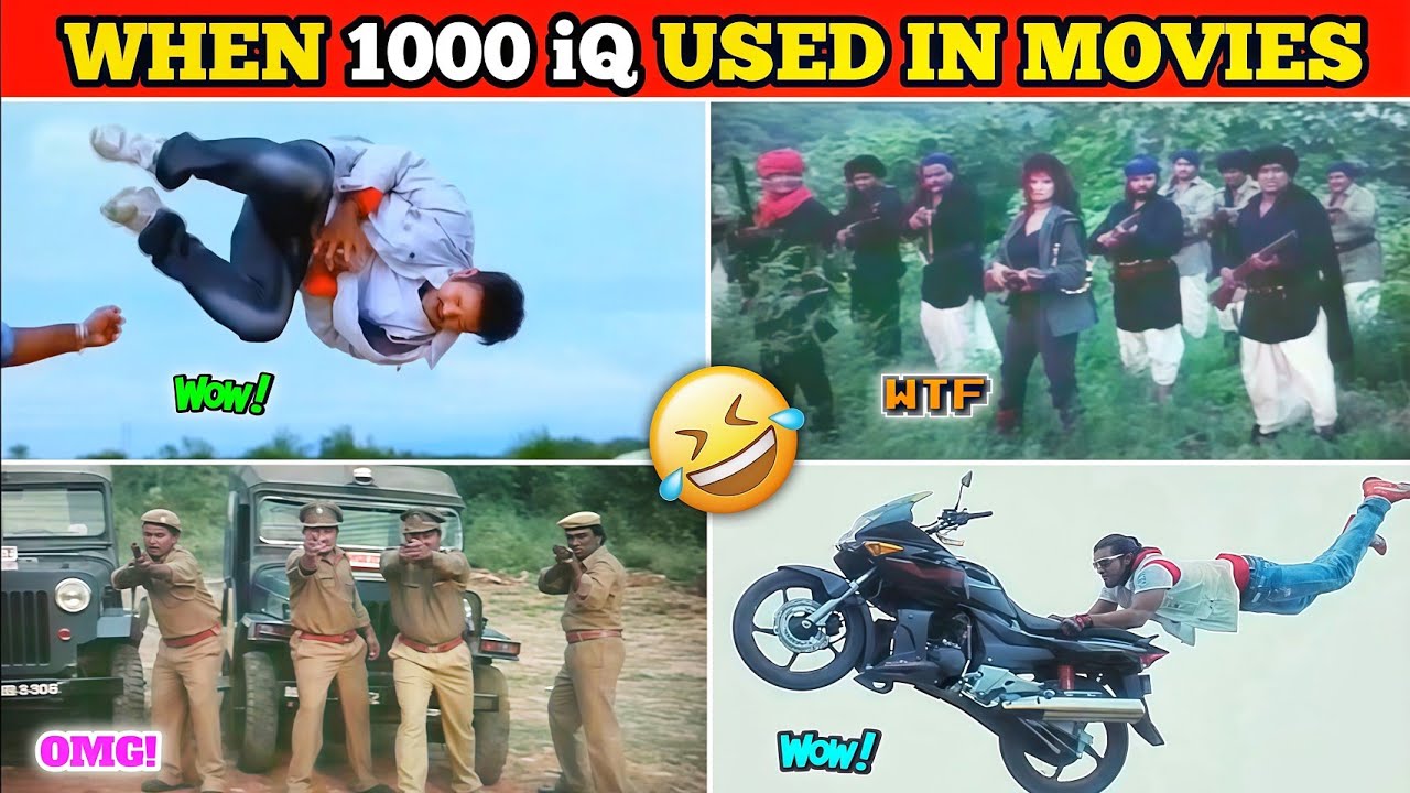 When Indian Movies Use 1000 iQ | No Logic Scenes 😅