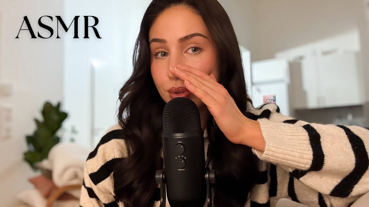 ASMR SUOMI - Rentouttavia lähikuiskauksia & triggereitä ✨🎙️ (Close-up whispering & triggers)