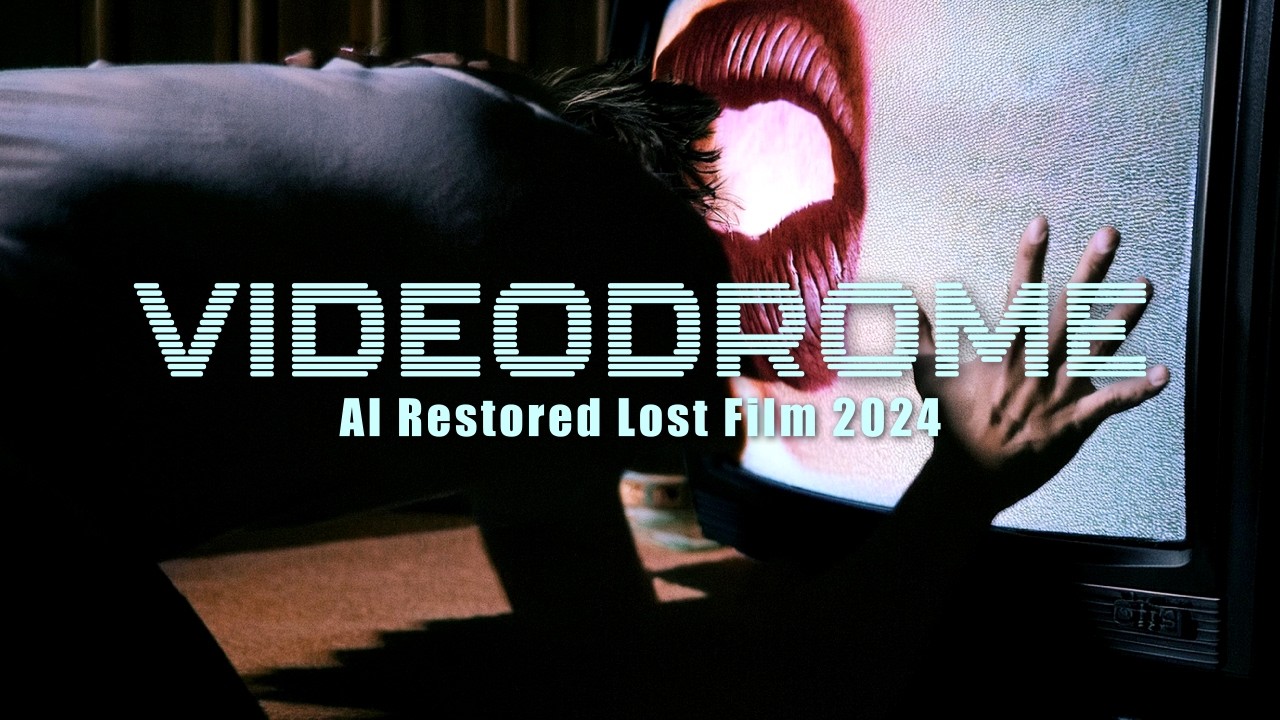 The Videodrome from a VHS Cassette | AI Restored Lost Film 2024