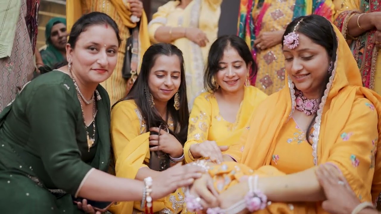 Simran Kaur { Haldi Ceremony }Behind The Lenzx