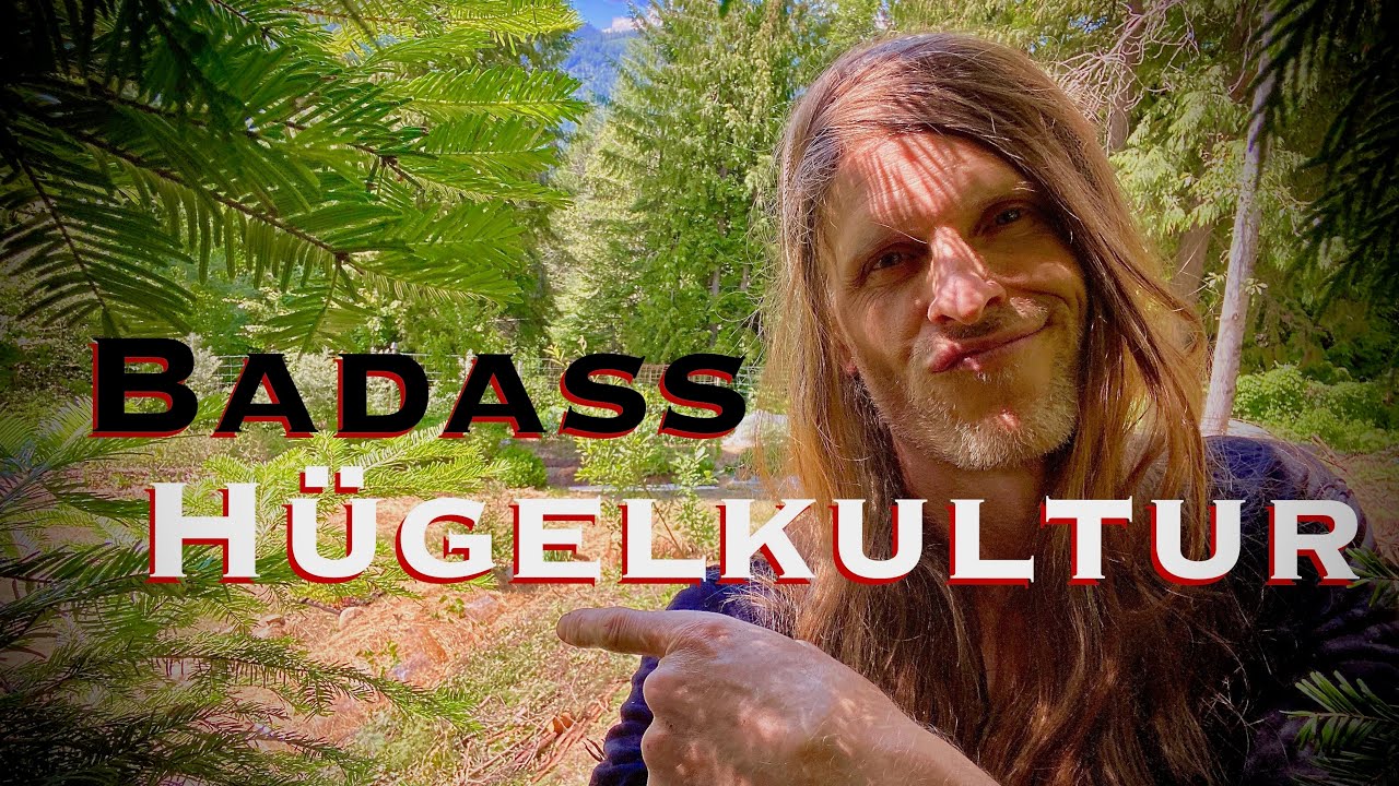 Террасирование Hügelkultur вручную